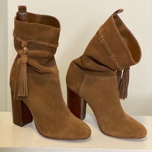 Vince Camuto Vermel Suede Slouch Boot, 8 1/2